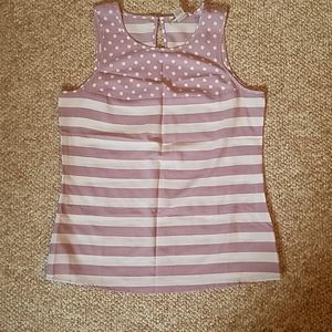 Loft silk sleeveless blouse